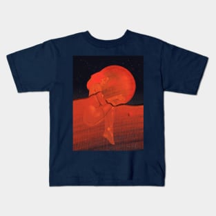 Earth and Moon Kids T-Shirt